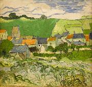Vincent Van Gogh Gezicht op Auvers, Germany oil painting artist